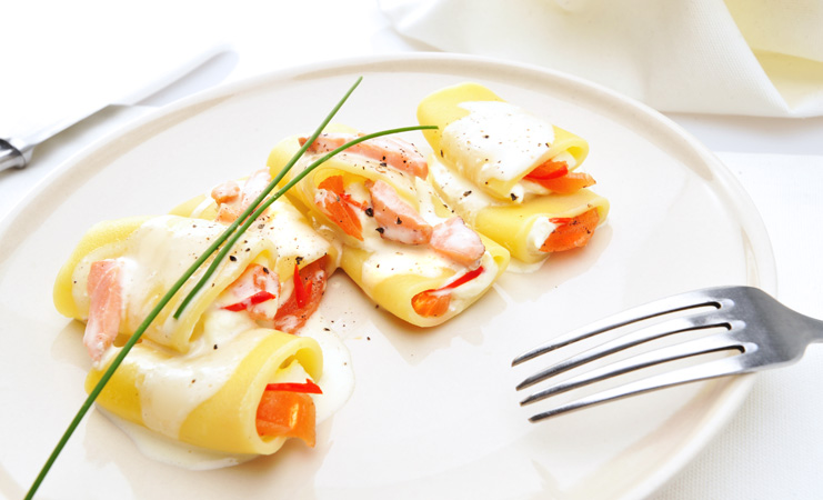 Pasta mit Lachs © Simone Weigelt